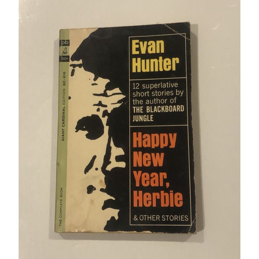 Happy New Year Herbie Evan Hunter 1963 Short Stories Vintage Book